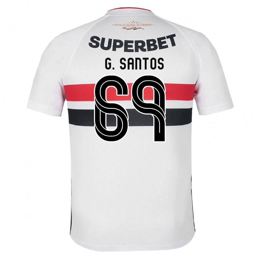 Danxen Herren Guilherme Santos #69 Weiß Rot Schwarz Heimtrikot Trikot 2026/27 T-Shirt Schweiz