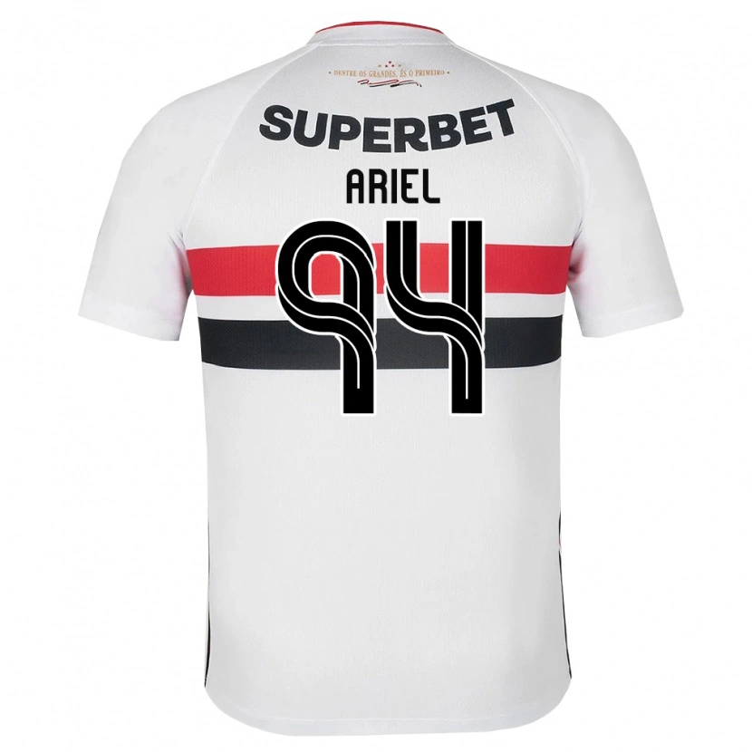 Danxen Herren Ariel #94 Weiß Rot Schwarz Heimtrikot Trikot 2026/27 T-Shirt Schweiz