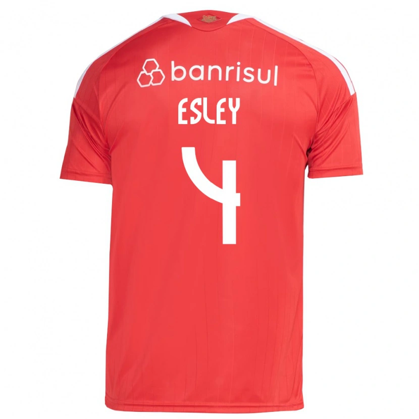 Danxen Herren Esley Ezequiel Dos Reis #4 Rot Weiß Heimtrikot Trikot 2026/27 T-Shirt Schweiz