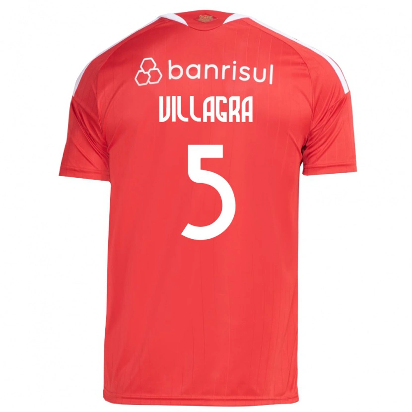 Danxen Herren Rodrigo Villagra #5 Rot Weiß Heimtrikot Trikot 2026/27 T-Shirt Schweiz
