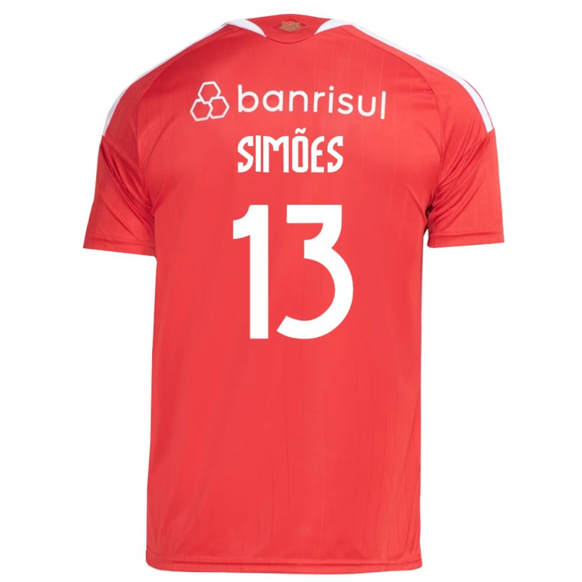 Danxen Herren Arthur Simões #13 Rot Weiß Heimtrikot Trikot 2026/27 T-Shirt Schweiz
