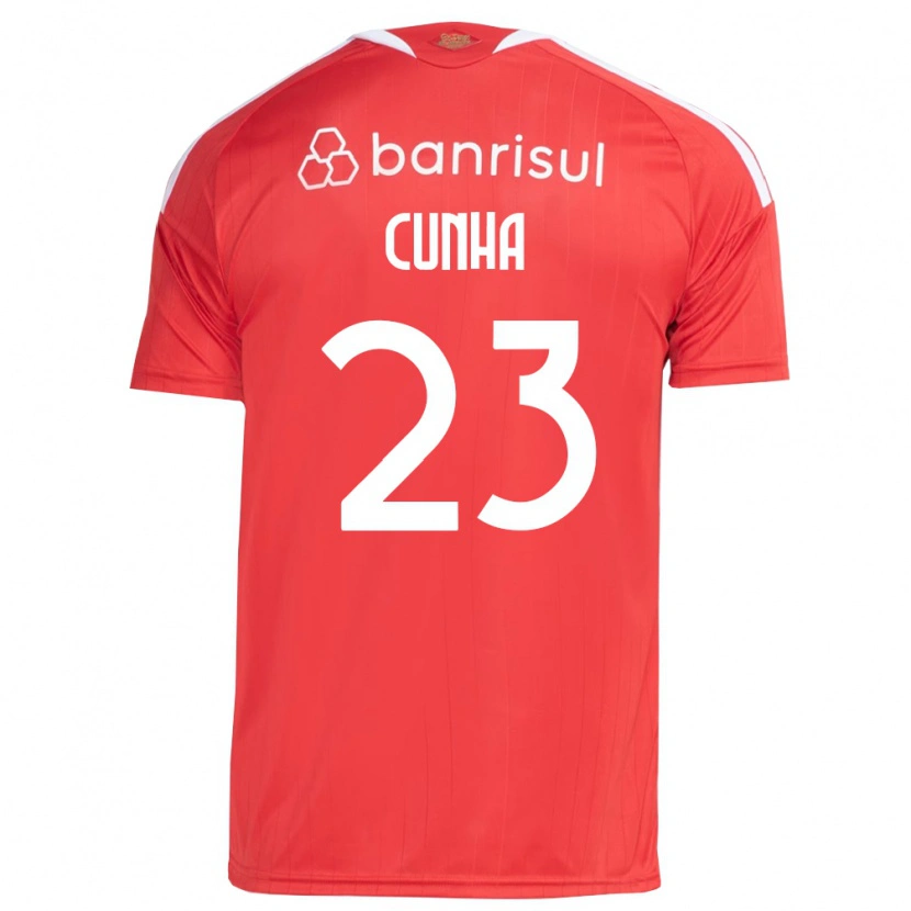 Danxen Herren Matheus Cunha #23 Rot Weiß Heimtrikot Trikot 2026/27 T-Shirt Schweiz