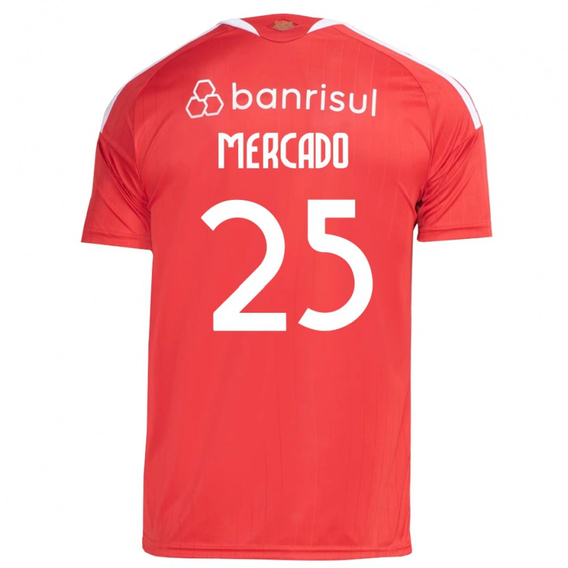 Danxen Herren Gabriel Mercado #25 Rot Weiß Heimtrikot Trikot 2026/27 T-Shirt Schweiz