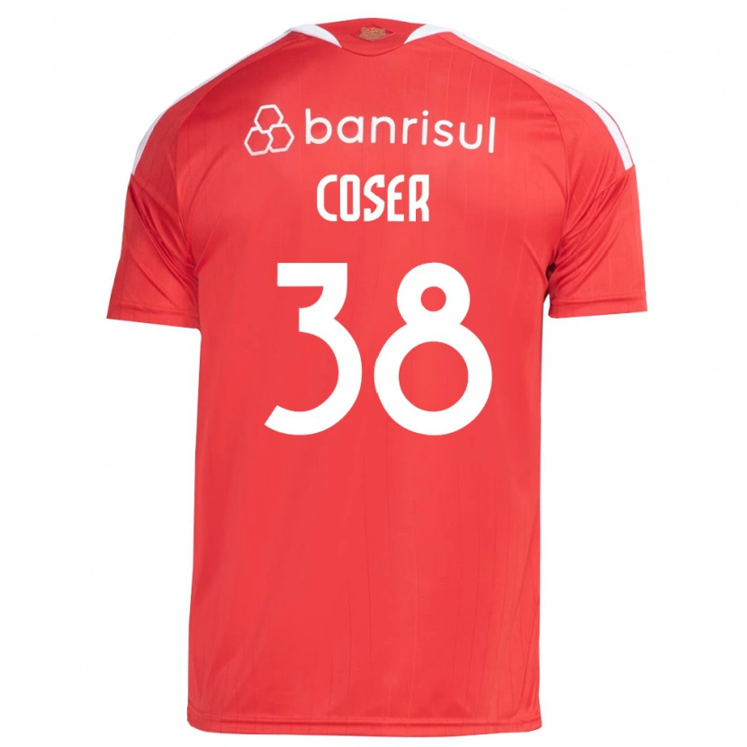 Danxen Herren Diego Coser #38 Rot Weiß Heimtrikot Trikot 2026/27 T-Shirt Schweiz