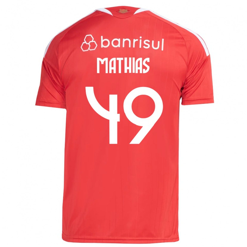 Danxen Herren Ricardo Mathias #49 Rot Weiß Heimtrikot Trikot 2026/27 T-Shirt Schweiz