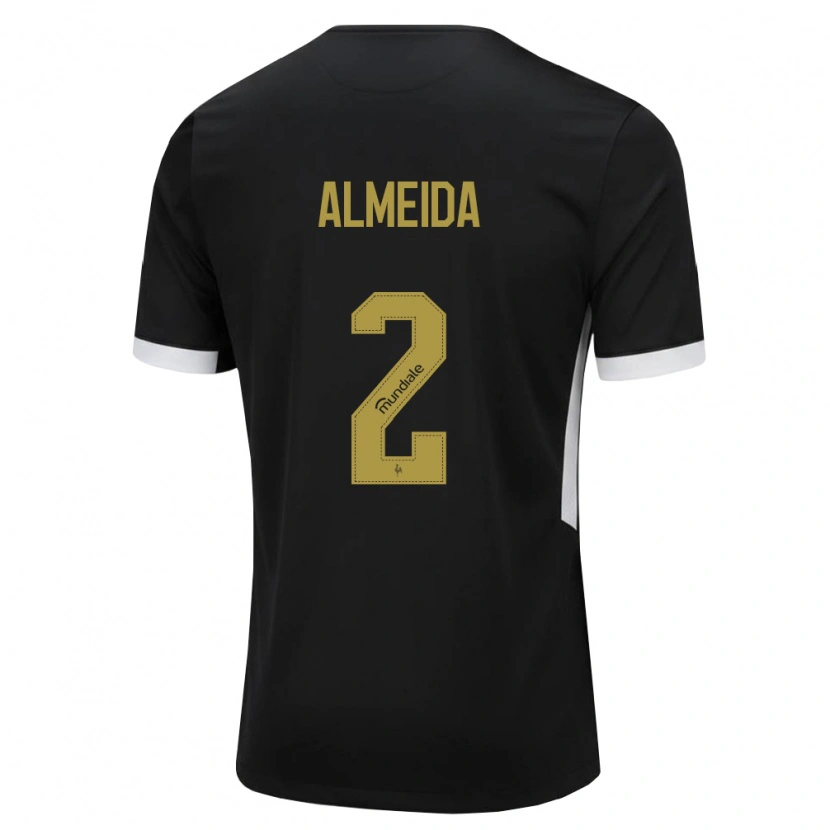 Danxen Herren Samuel Almeida #2 Schwarz Weiß Gelb Heimtrikot Trikot 2026/27 T-Shirt Schweiz