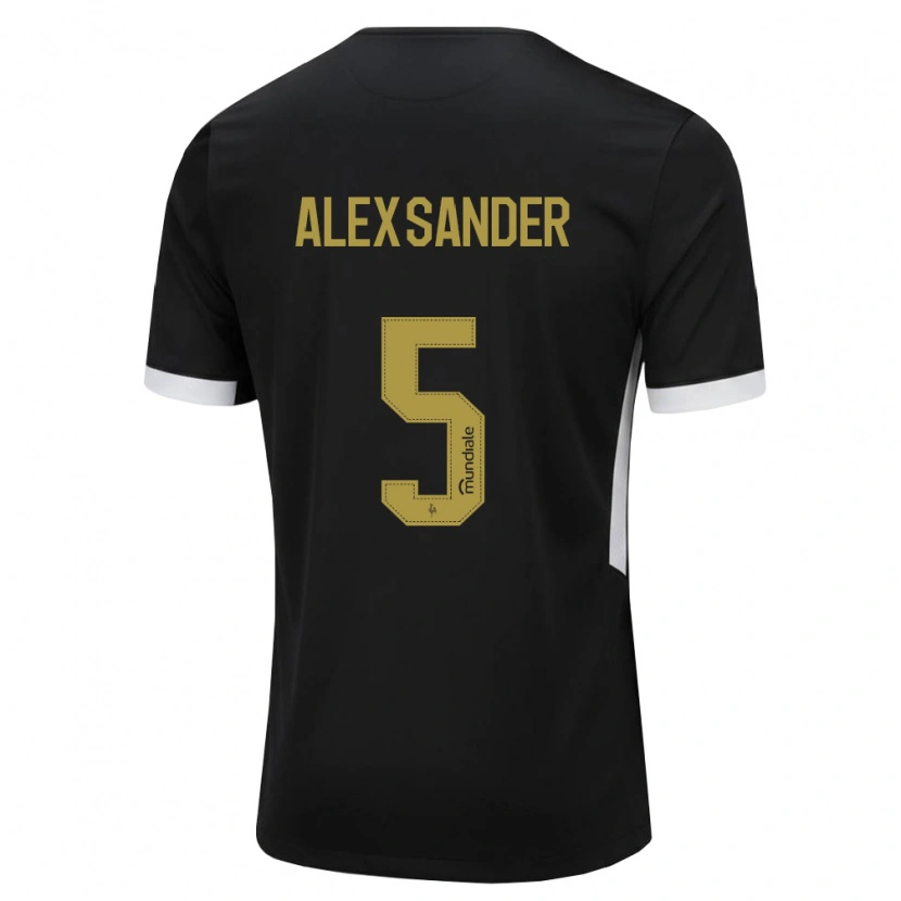 Danxen Herren Alexsander Cristhian Gomes Da Costa #5 Schwarz Weiß Gelb Heimtrikot Trikot 2026/27 T-Shirt Schweiz