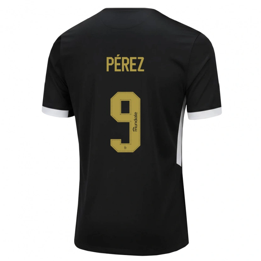 Danxen Herren Diego Pérez #9 Schwarz Weiß Gelb Heimtrikot Trikot 2026/27 T-Shirt Schweiz