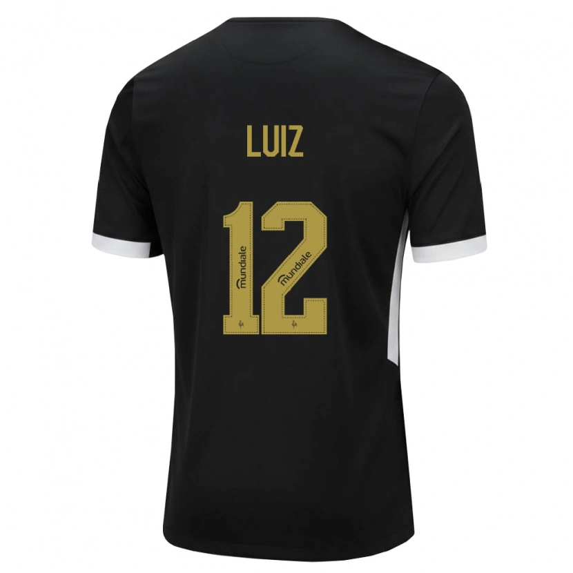 Danxen Herren Estevan Luiz #12 Schwarz Weiß Gelb Heimtrikot Trikot 2026/27 T-Shirt Schweiz