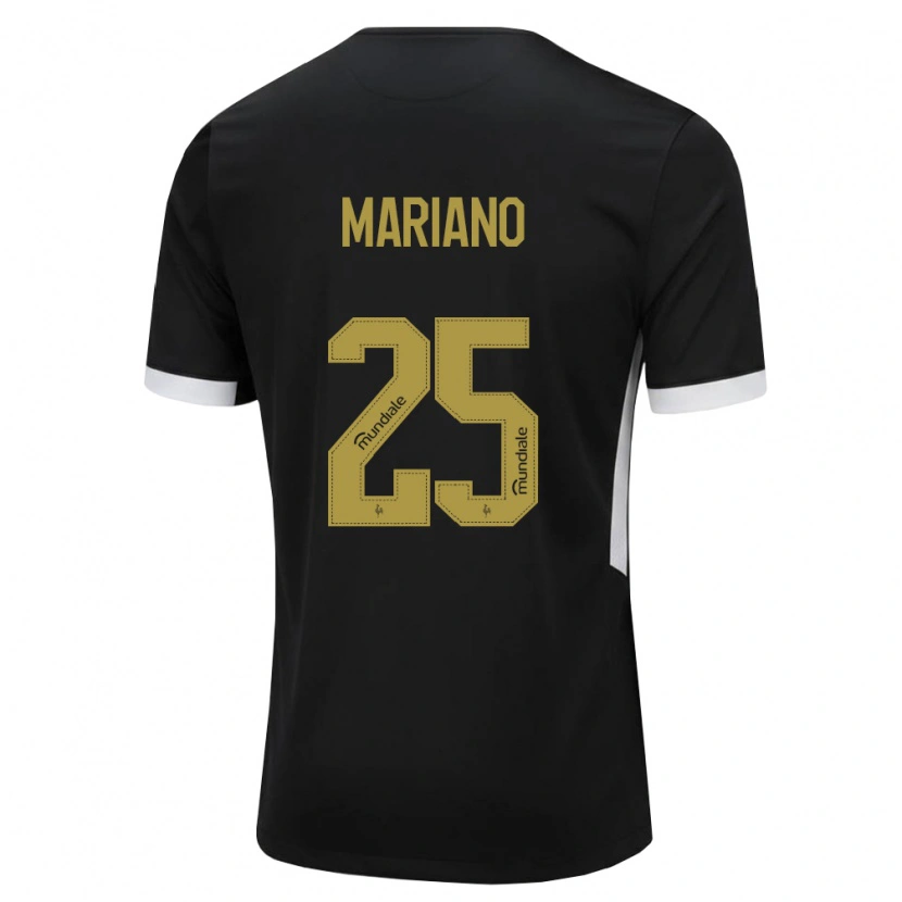 Danxen Herren Mariano #25 Schwarz Weiß Gelb Heimtrikot Trikot 2026/27 T-Shirt Schweiz