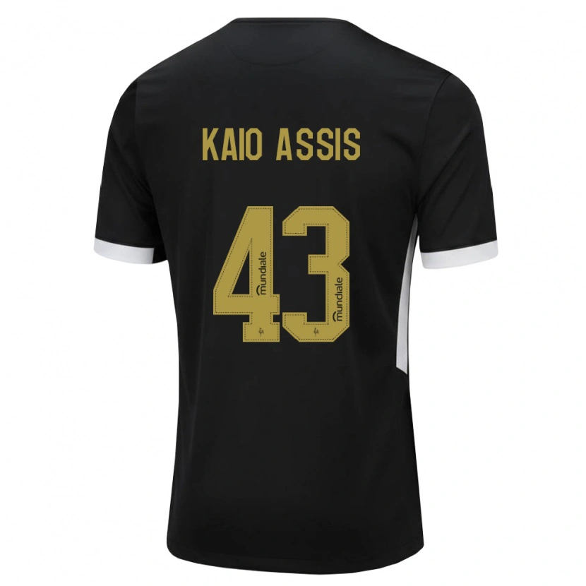Danxen Herren Kaio Assis #43 Schwarz Weiß Gelb Heimtrikot Trikot 2026/27 T-Shirt Schweiz