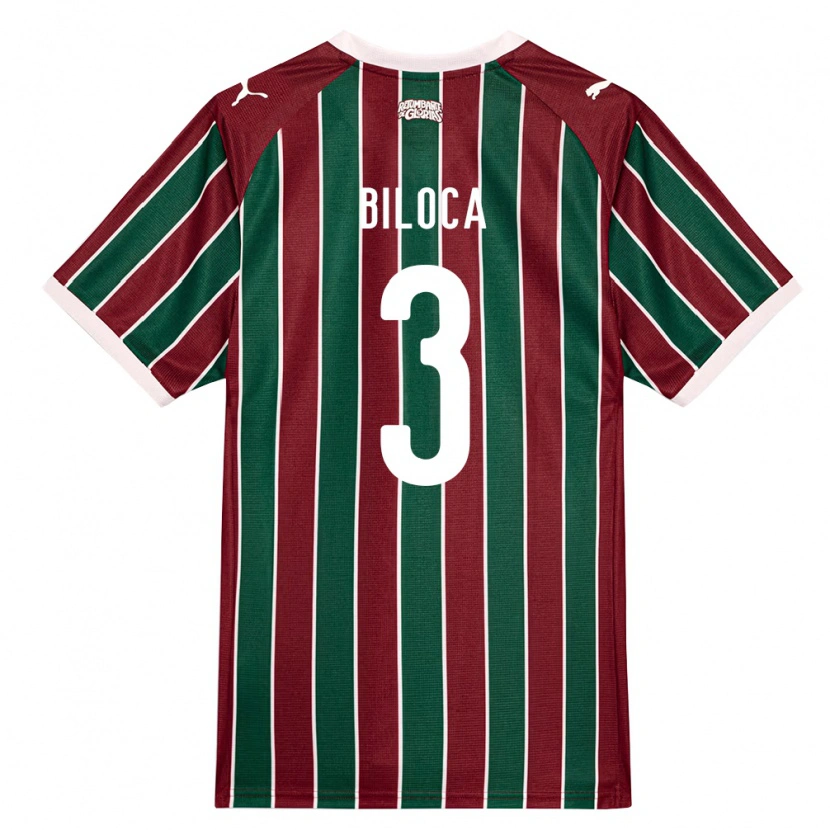 Danxen Herren Gabriel Biloca #3 Grün Burgund Weiß Heimtrikot Trikot 2026/27 T-Shirt Schweiz