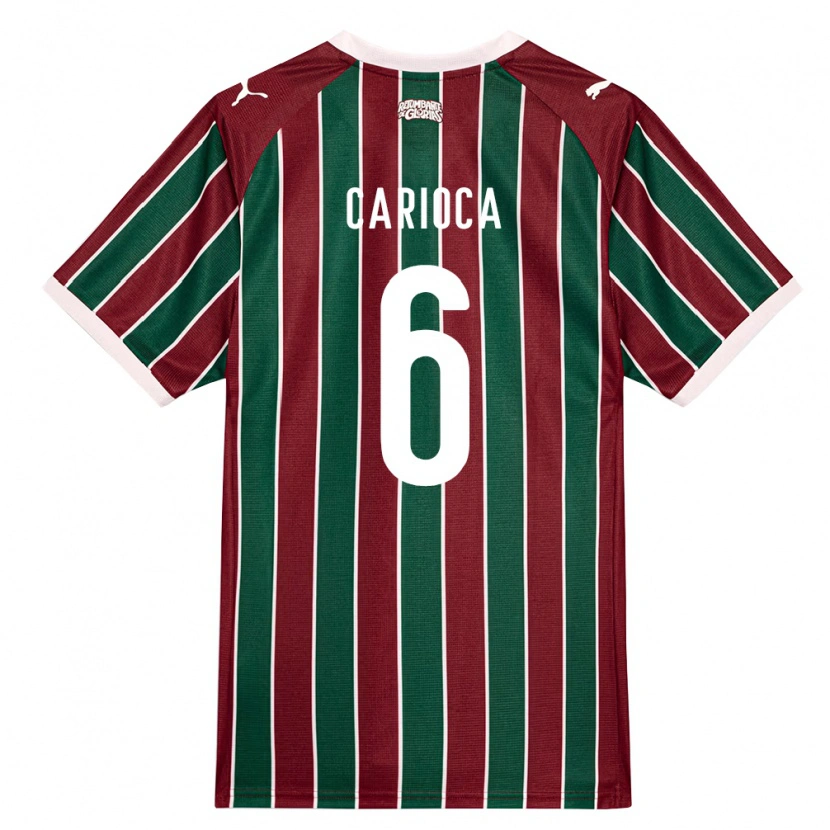 Danxen Herren Gabriel Carioca #6 Grün Burgund Weiß Heimtrikot Trikot 2026/27 T-Shirt Schweiz