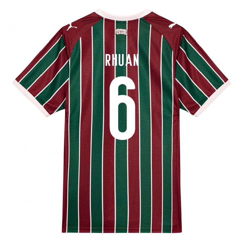 Danxen Herren Rhuan Wallace Stoeberl Barboza #6 Grün Burgund Weiß Heimtrikot Trikot 2026/27 T-Shirt Schweiz