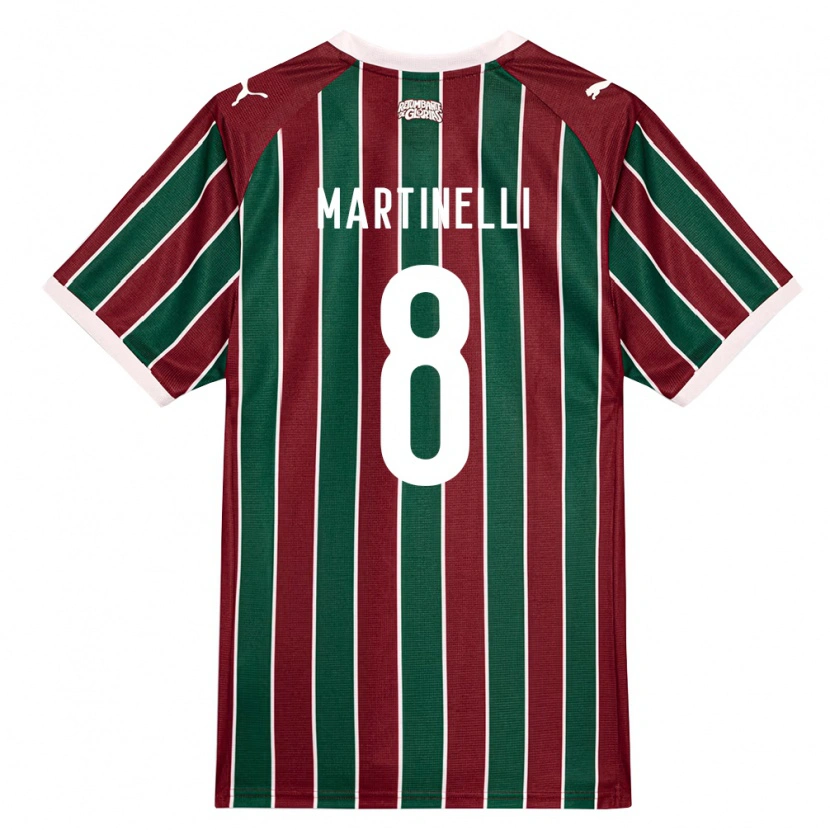 Danxen Herren Matheus Martinelli Lima #8 Grün Burgund Weiß Heimtrikot Trikot 2026/27 T-Shirt Schweiz