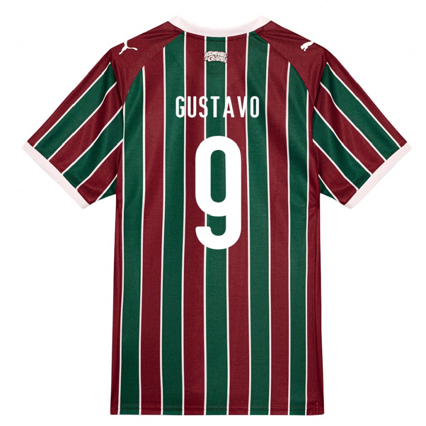 Danxen Herren Gustavo Teodoro Santos Da Silva #9 Grün Burgund Weiß Heimtrikot Trikot 2026/27 T-Shirt Schweiz