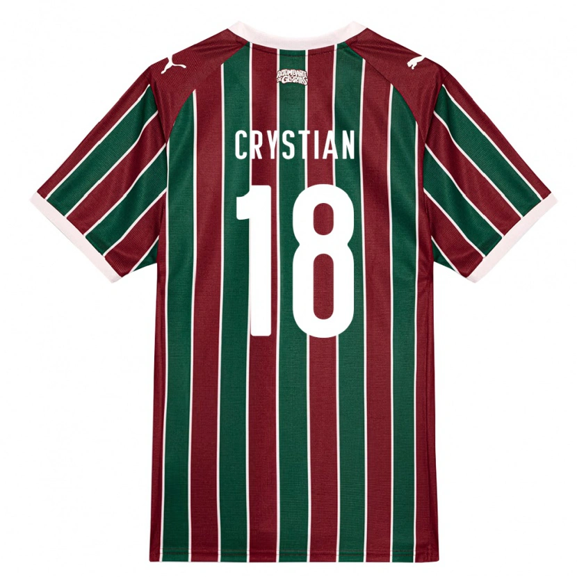 Danxen Herren Crystian Gabriel Pereira Da Silva #18 Grün Burgund Weiß Heimtrikot Trikot 2026/27 T-Shirt Schweiz