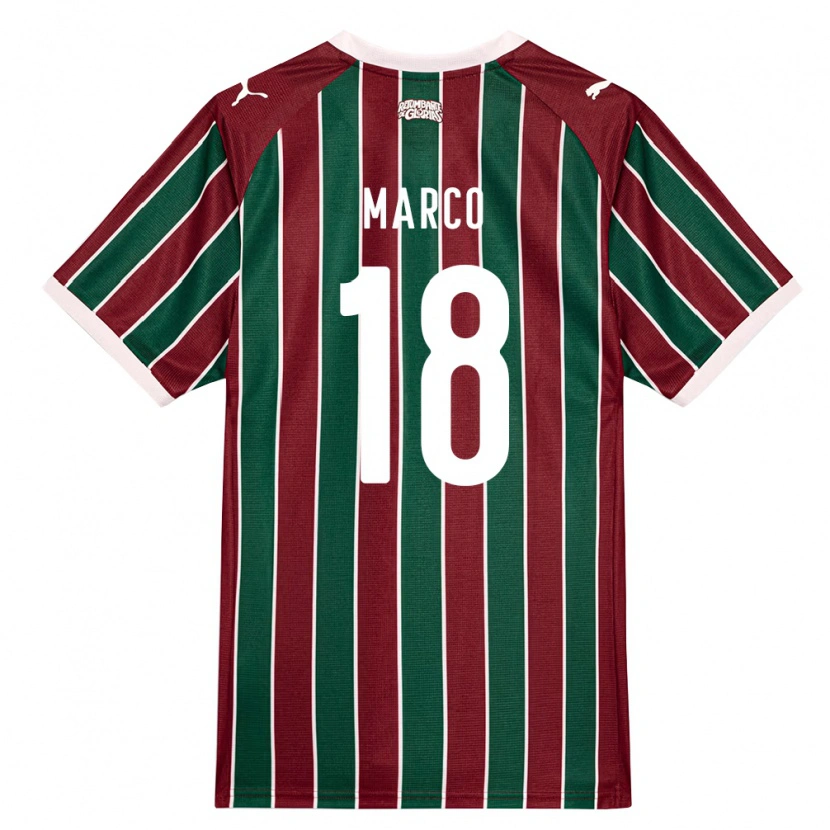 Danxen Herren Marco Antonio De Sousa Medeiros #18 Grün Burgund Weiß Heimtrikot Trikot 2026/27 T-Shirt Schweiz