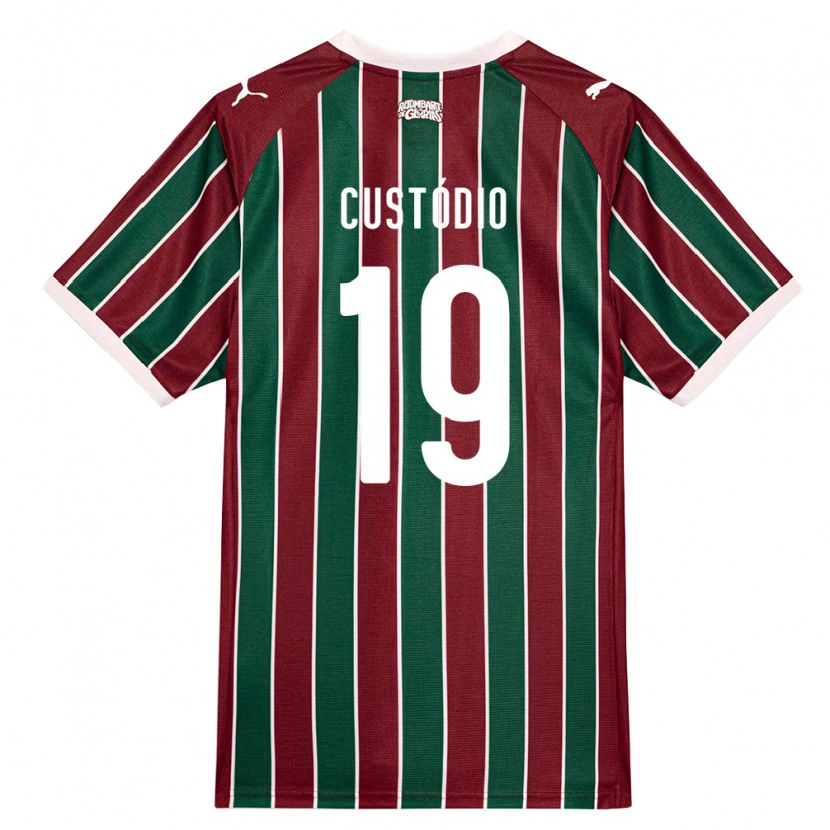 Danxen Herren Gustavo Custódio #19 Grün Burgund Weiß Heimtrikot Trikot 2026/27 T-Shirt Schweiz