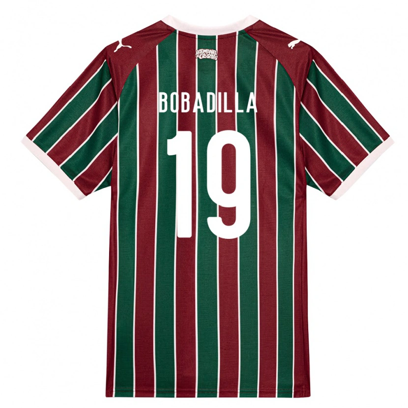 Danxen Herren Raul Bobadilla #19 Grün Burgund Weiß Heimtrikot Trikot 2026/27 T-Shirt Schweiz