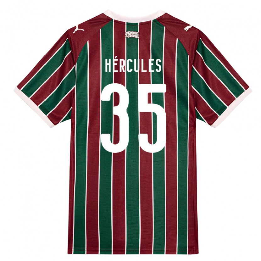 Danxen Herren Hércules Pereira Do Nascimento #35 Grün Burgund Weiß Heimtrikot Trikot 2026/27 T-Shirt Schweiz