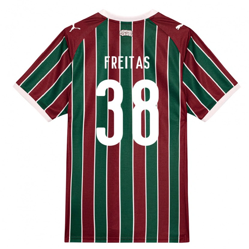 Danxen Herren Freitas #38 Grün Burgund Weiß Heimtrikot Trikot 2026/27 T-Shirt Schweiz