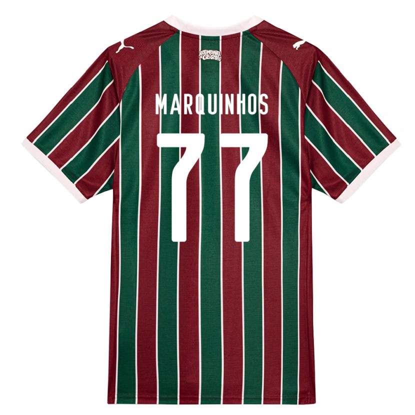 Danxen Herren Marquinhos #77 Grün Burgund Weiß Heimtrikot Trikot 2026/27 T-Shirt Schweiz