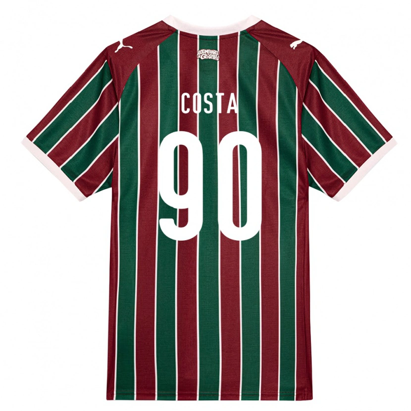 Danxen Herren Douglas Costa #90 Grün Burgund Weiß Heimtrikot Trikot 2026/27 T-Shirt Schweiz