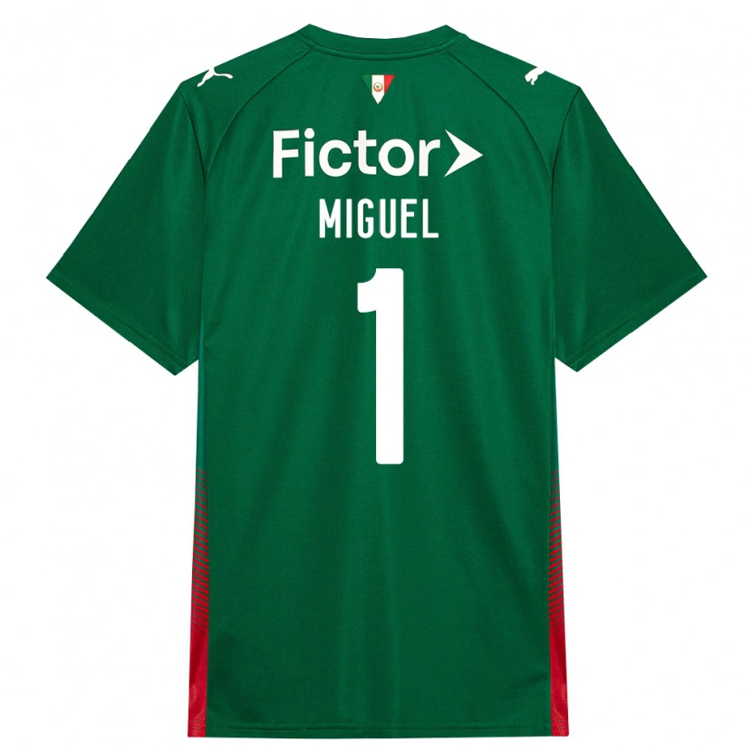 Danxen Herren Carlos Miguel #1 Grün Rot Weiß Heimtrikot Trikot 2026/27 T-Shirt Schweiz
