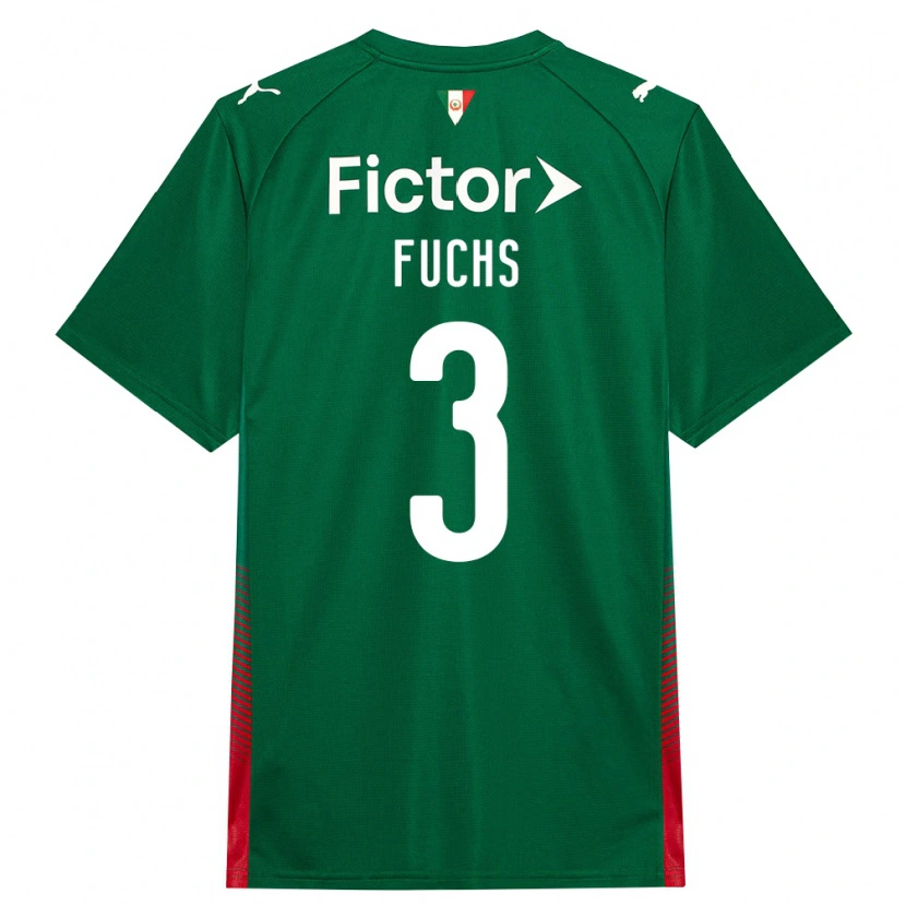 Danxen Herren Bruno Fuchs #3 Grün Rot Weiß Heimtrikot Trikot 2026/27 T-Shirt Schweiz