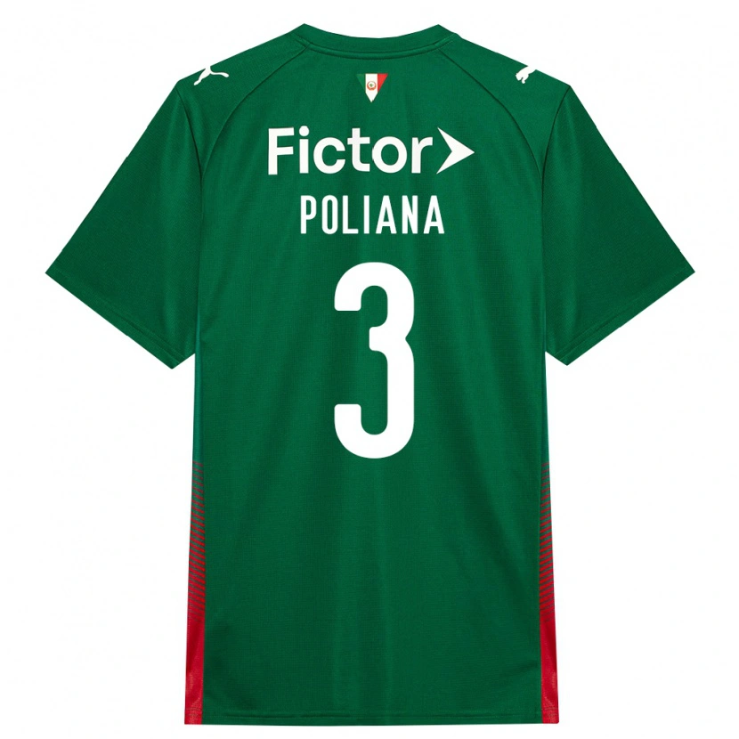 Danxen Herren Poliana #3 Grün Rot Weiß Heimtrikot Trikot 2026/27 T-Shirt Schweiz