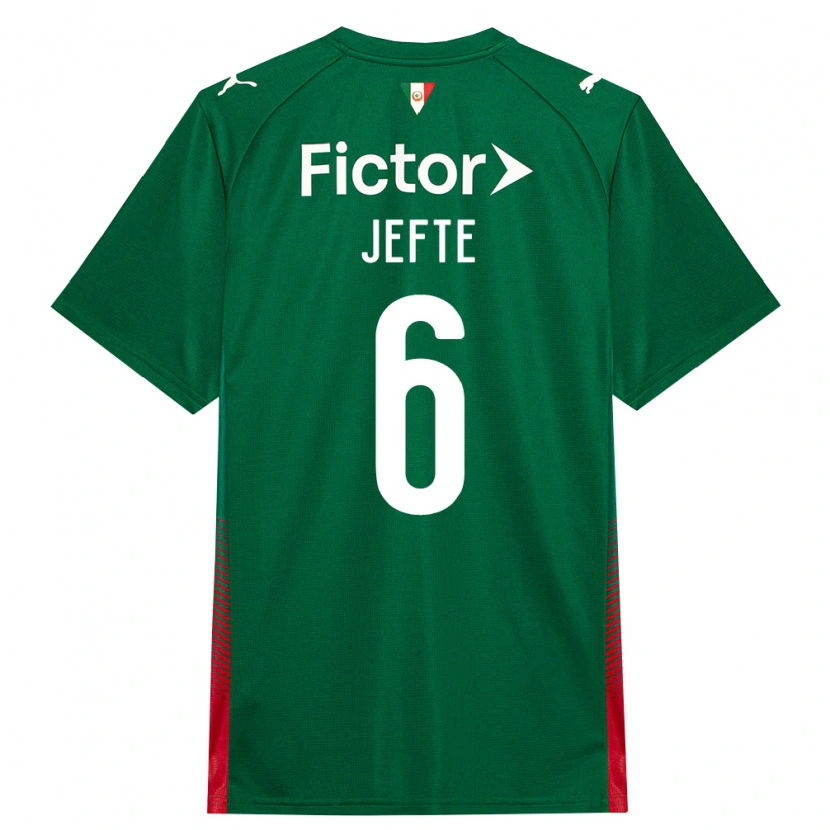 Danxen Herren Jefté Vital Da Silva Dias #6 Grün Rot Weiß Heimtrikot Trikot 2026/27 T-Shirt Schweiz