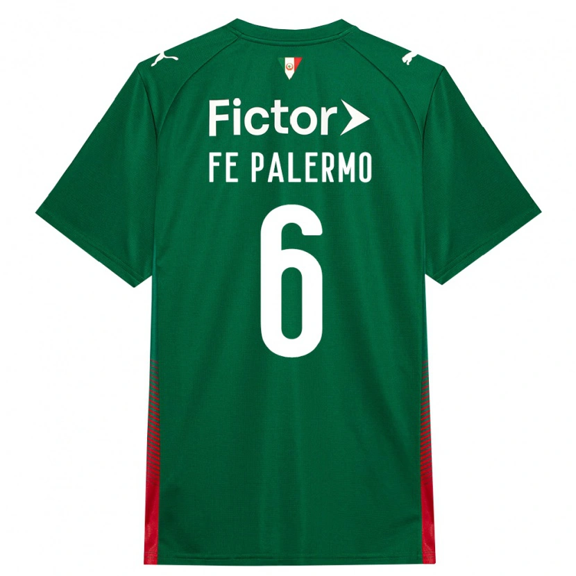Danxen Herren Fe Palermo #6 Grün Rot Weiß Heimtrikot Trikot 2026/27 T-Shirt Schweiz