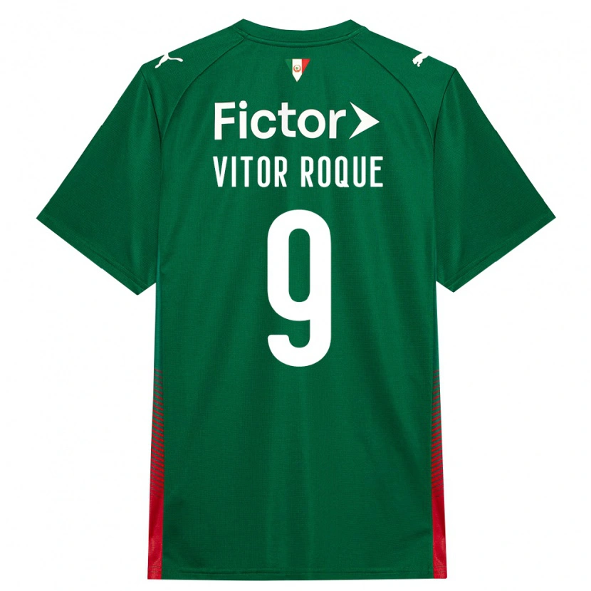 Danxen Herren Vitor Roque #9 Grün Rot Weiß Heimtrikot Trikot 2026/27 T-Shirt Schweiz