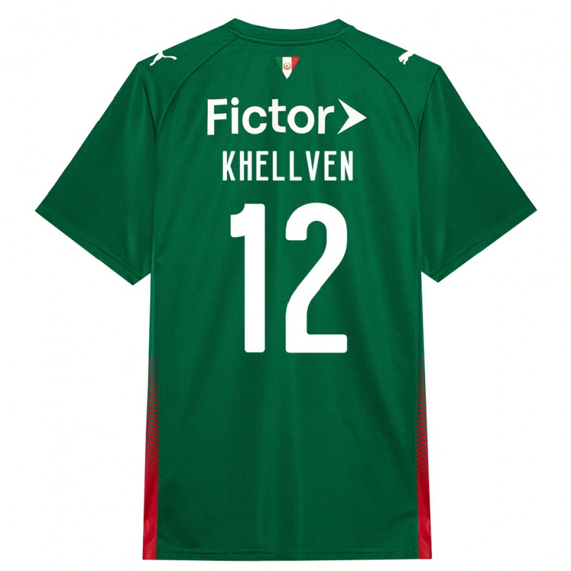 Danxen Herren Khellven Douglas Silva Oliveira #12 Grün Rot Weiß Heimtrikot Trikot 2026/27 T-Shirt Schweiz