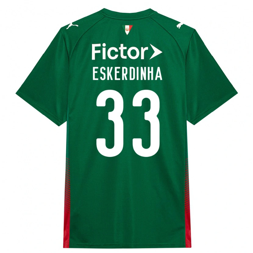 Danxen Herren Eskerdinha #33 Grün Rot Weiß Heimtrikot Trikot 2026/27 T-Shirt Schweiz