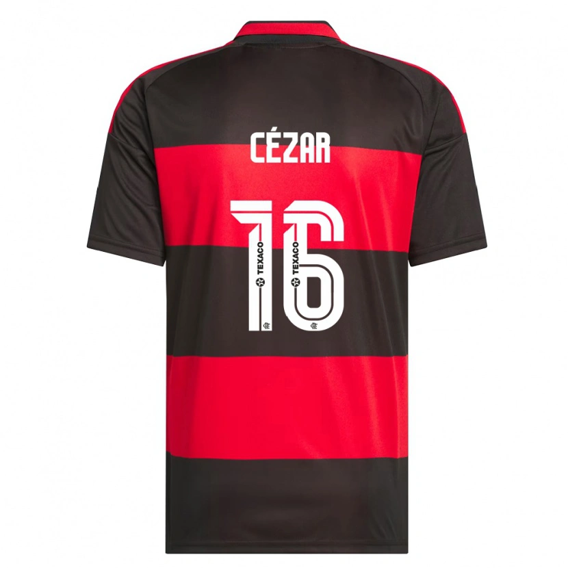 Danxen Herren Paulo Cézar #16 Rot Schwarz Weiß Heimtrikot Trikot 2026/27 T-Shirt Schweiz