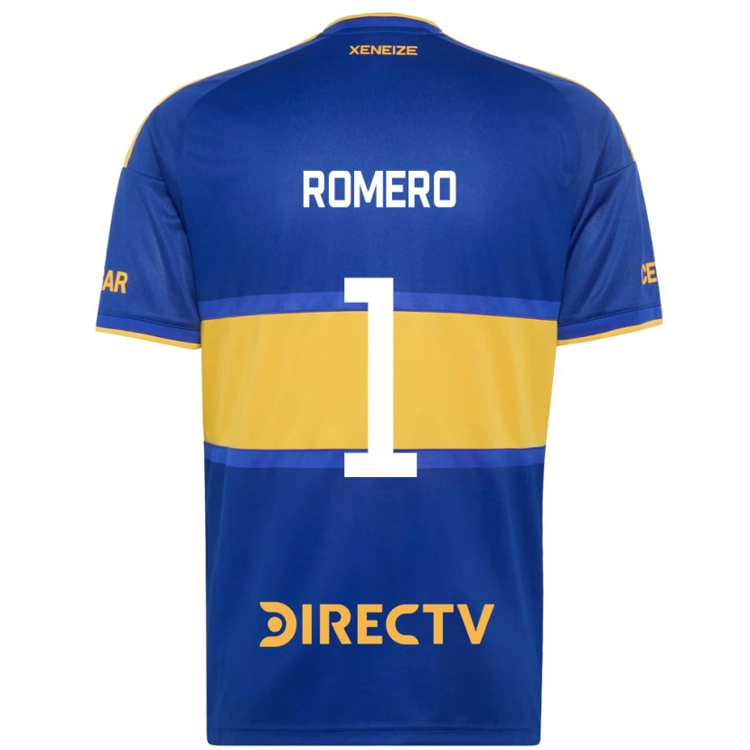 Danxen Herren Sergio Romero #1 Königsblau Gelb Heimtrikot Trikot 2026/27 T-Shirt Schweiz