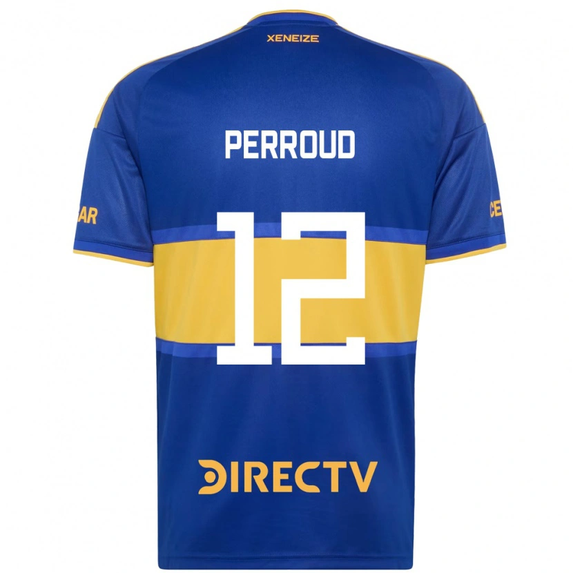 Danxen Herren Valentín Perroud #12 Königsblau Gelb Heimtrikot Trikot 2026/27 T-Shirt Schweiz