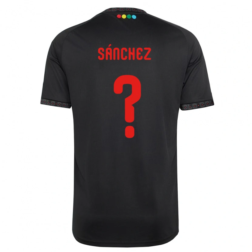 Danxen Herren Bastian Sánchez #0 Schwarz Rot Auswärtstrikot Trikot 2026/27 T-Shirt Schweiz