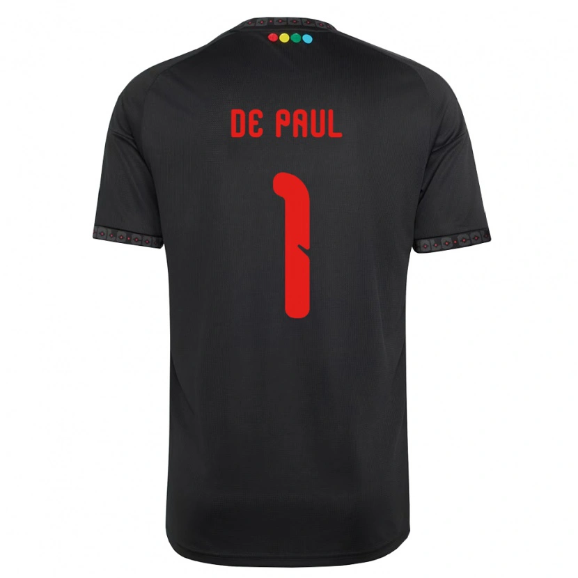 Danxen Herren Fernando De Paul #1 Schwarz Rot Auswärtstrikot Trikot 2026/27 T-Shirt Schweiz