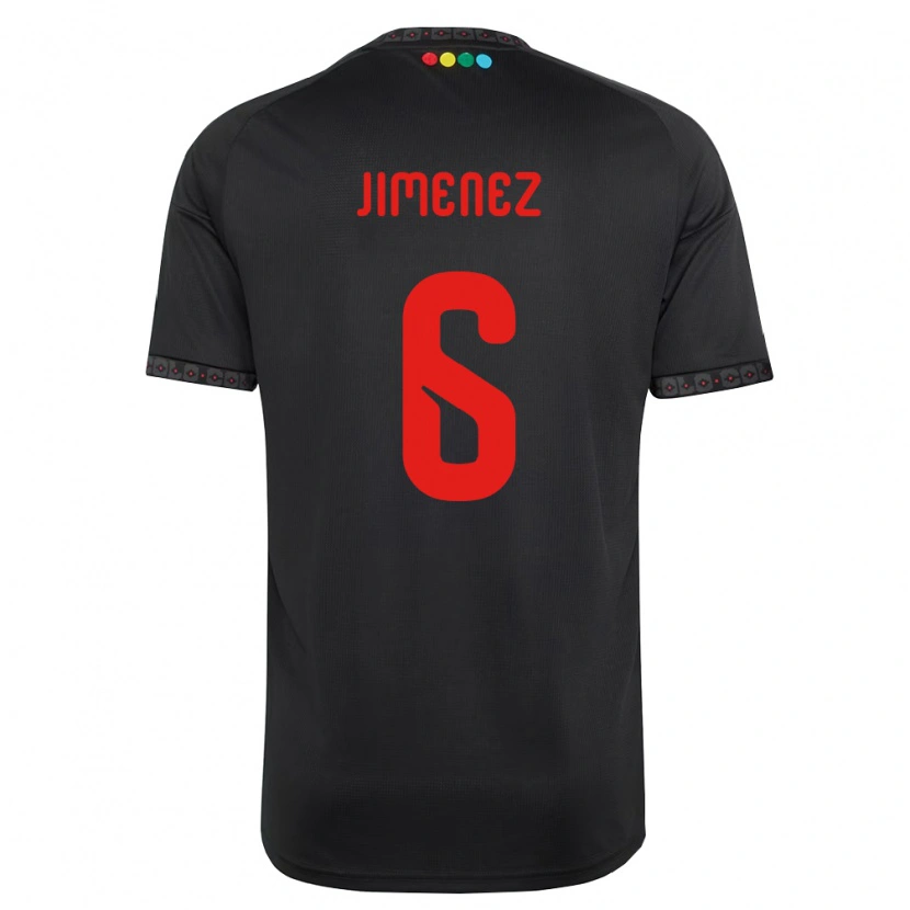 Danxen Herren Yastin Jiménez #6 Schwarz Rot Auswärtstrikot Trikot 2026/27 T-Shirt Schweiz