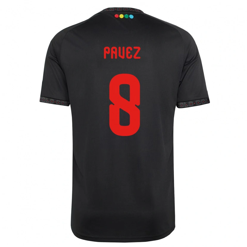 Danxen Herren Esteban Pavez #8 Schwarz Rot Auswärtstrikot Trikot 2026/27 T-Shirt Schweiz