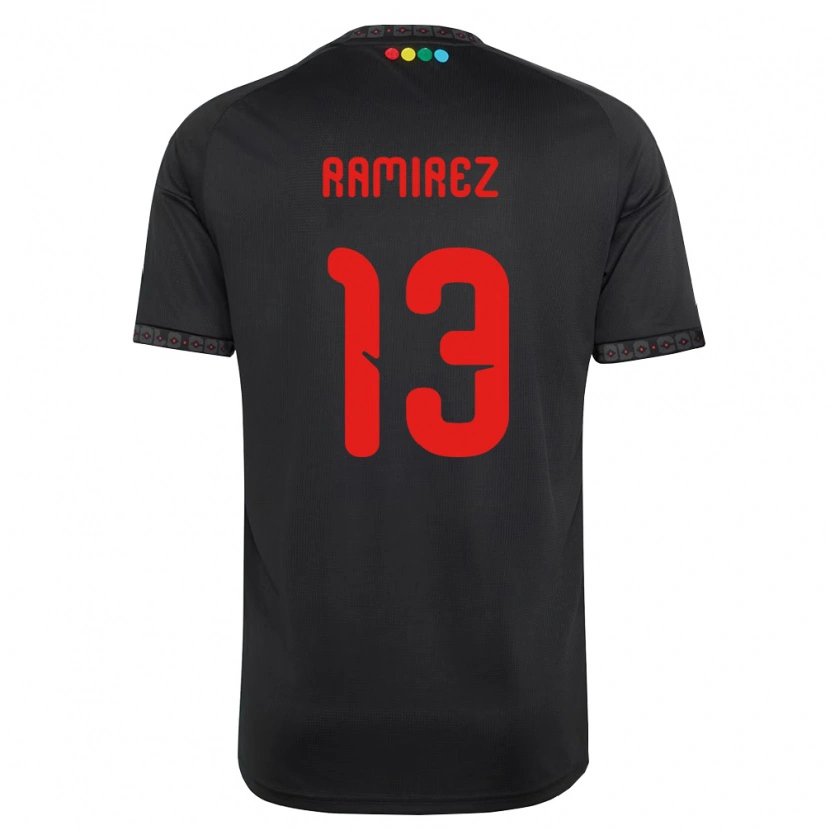 Danxen Herren Fernanda Ramírez #13 Schwarz Rot Auswärtstrikot Trikot 2026/27 T-Shirt Schweiz