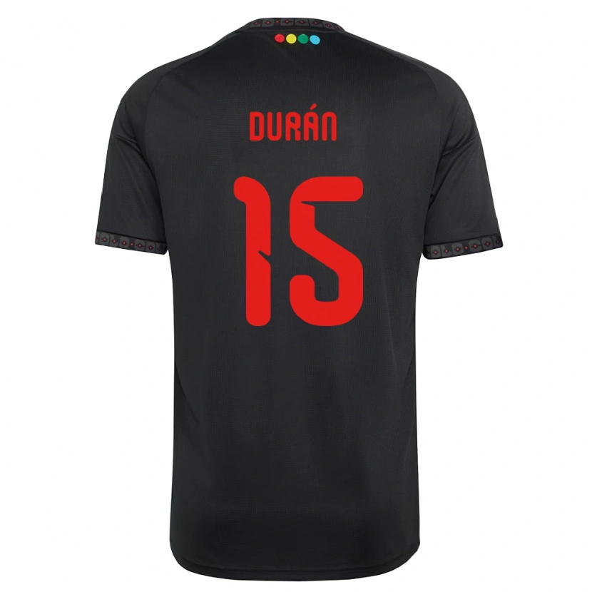 Danxen Herren José Durán #15 Schwarz Rot Auswärtstrikot Trikot 2026/27 T-Shirt Schweiz