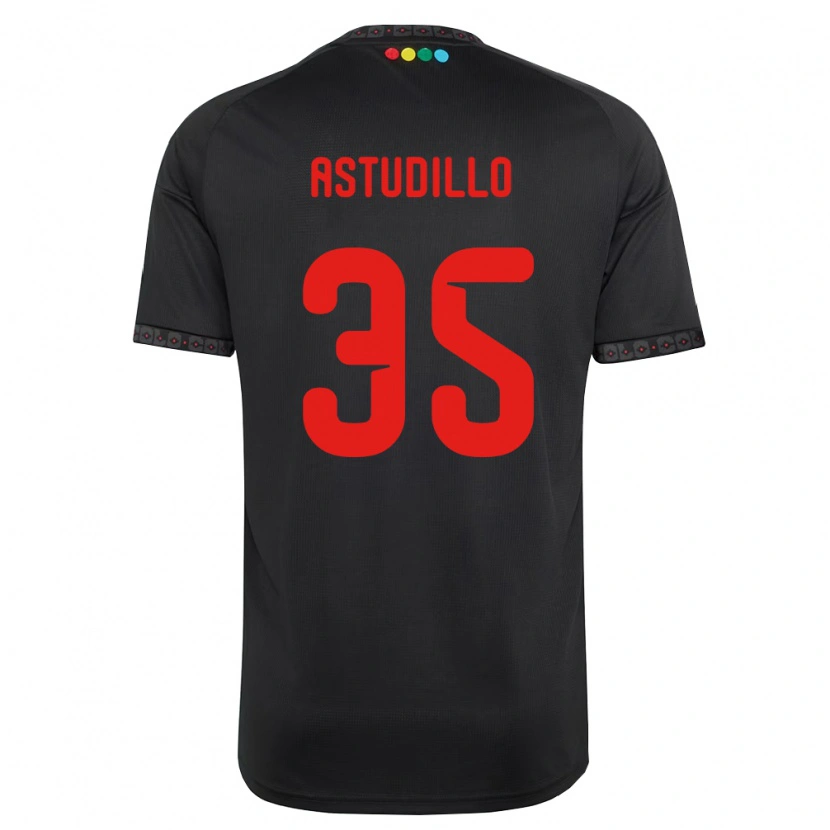 Danxen Herren Jerall Astudillo #35 Schwarz Rot Auswärtstrikot Trikot 2026/27 T-Shirt Schweiz