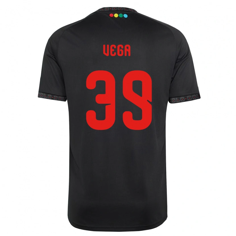 Danxen Herren Sebastián Vega #39 Schwarz Rot Auswärtstrikot Trikot 2026/27 T-Shirt Schweiz