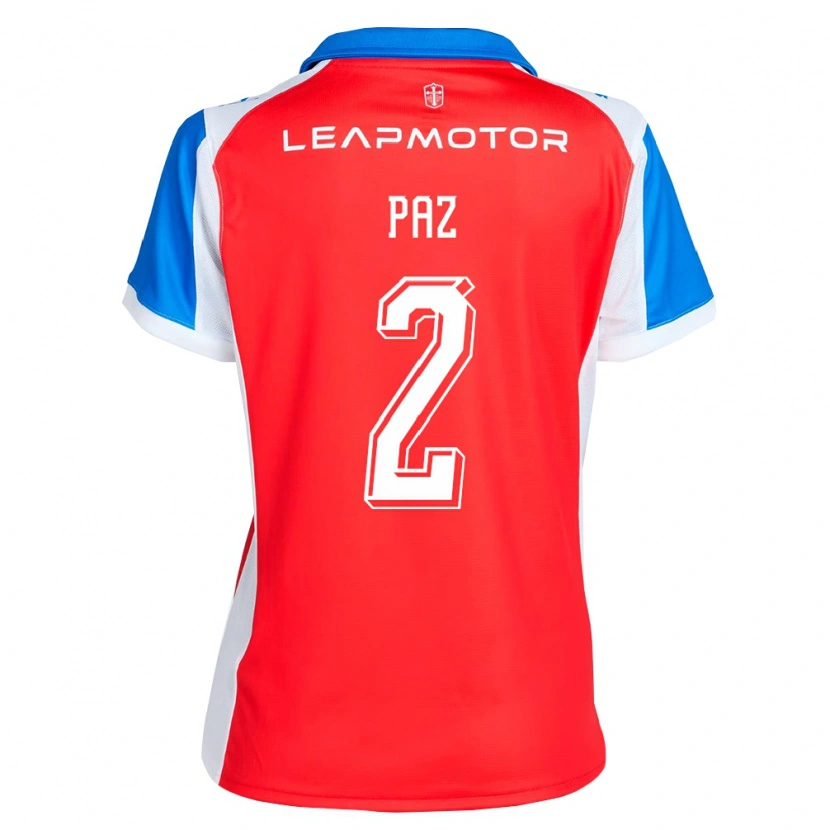 Danxen Herren Nehuen Paz #2 Rot Blau Auswärtstrikot Trikot 2026/27 T-Shirt Schweiz