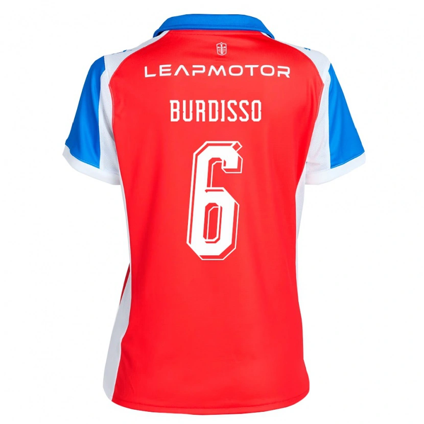 Danxen Herren Guillermo Burdisso #6 Rot Blau Auswärtstrikot Trikot 2026/27 T-Shirt Schweiz