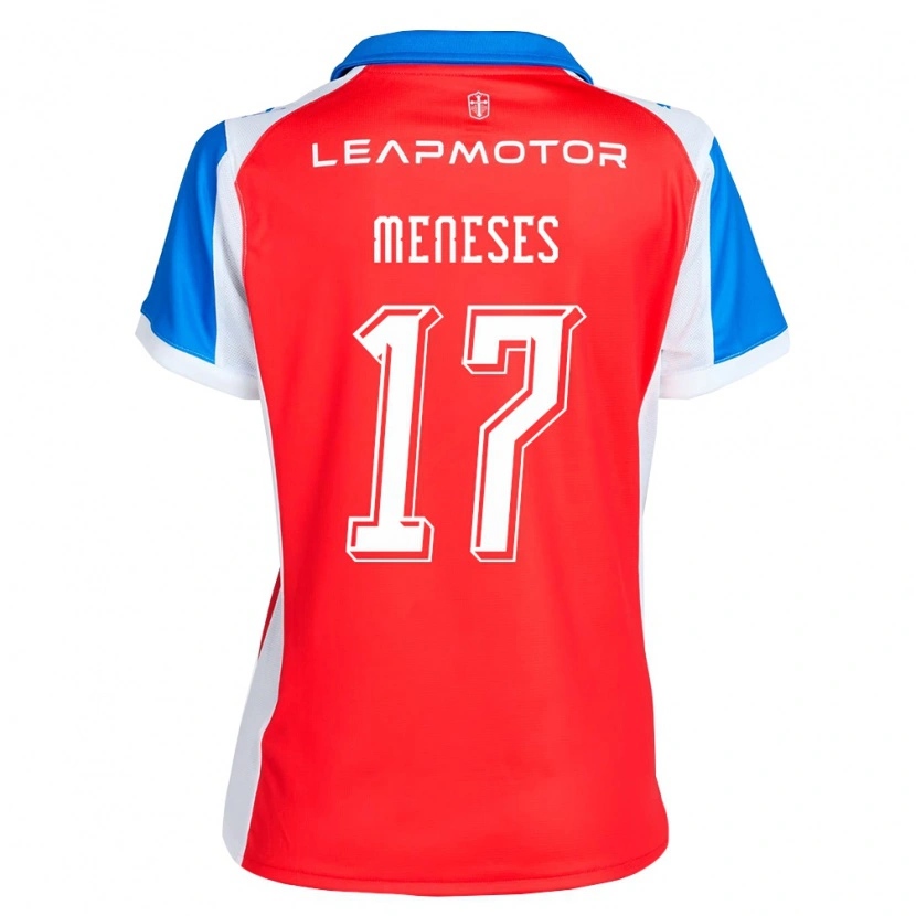 Danxen Herren Joaquín Meneses #17 Rot Blau Auswärtstrikot Trikot 2026/27 T-Shirt Schweiz